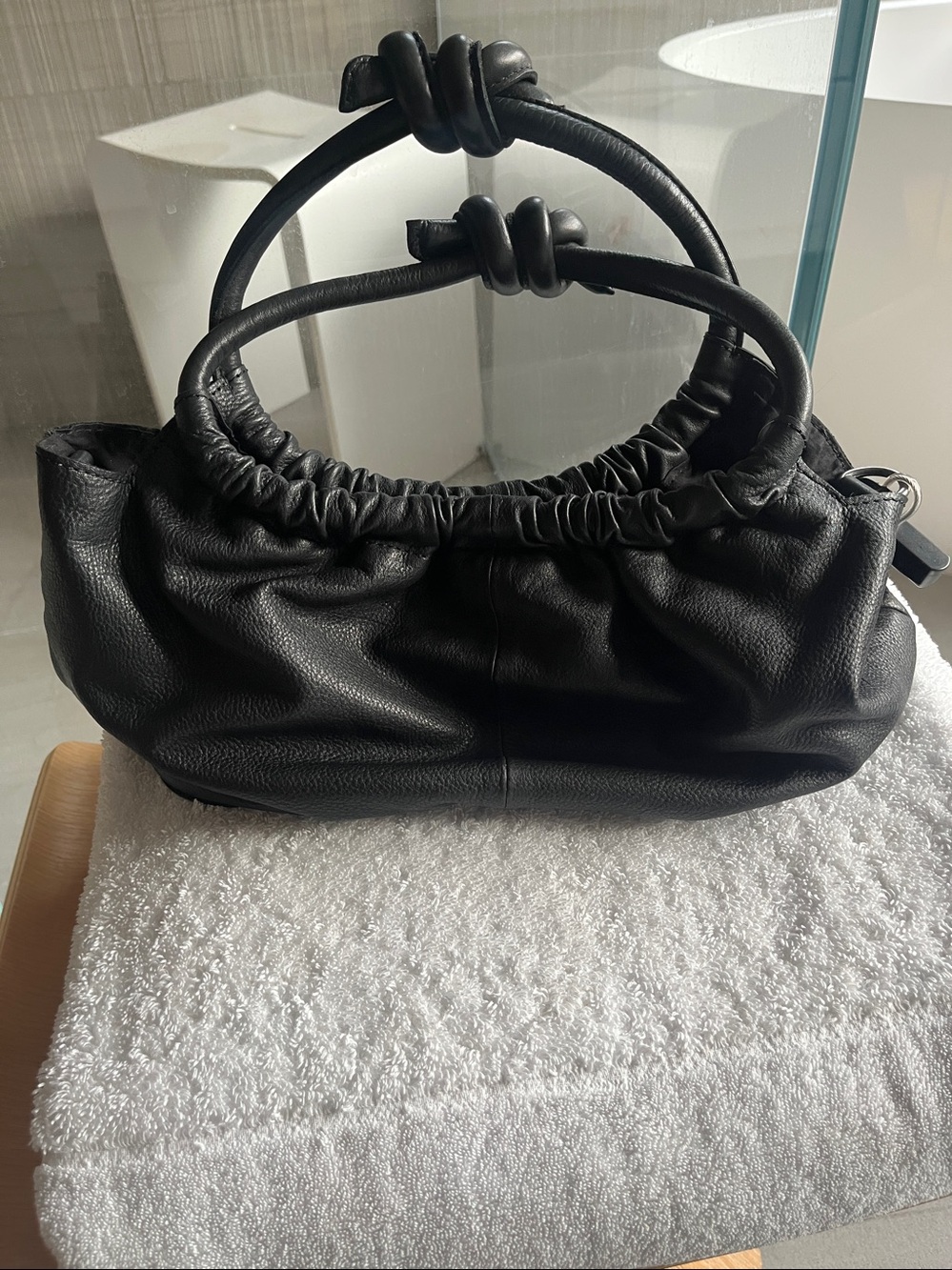 Free People Hobo Bag Knotted Leather Strap Never Used